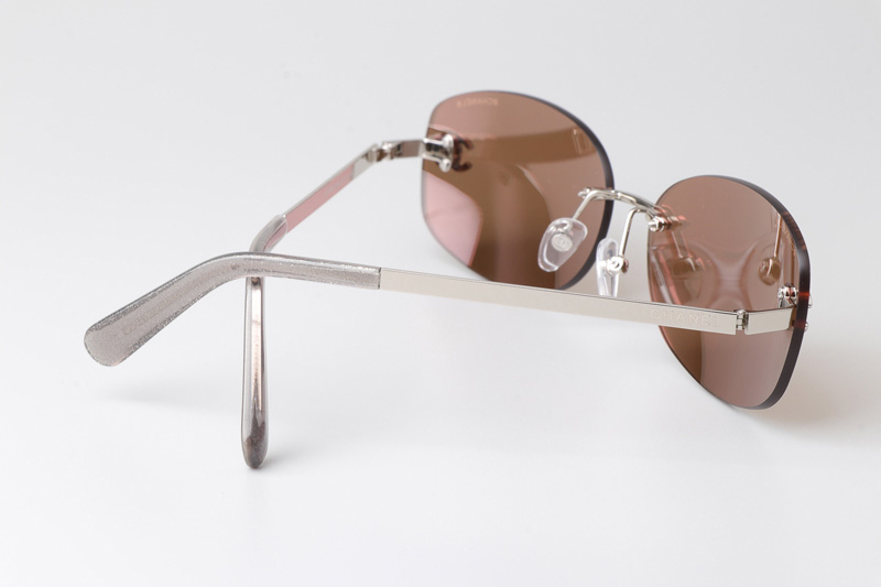 CHA71559 Sunglasses Silver Gold Flash