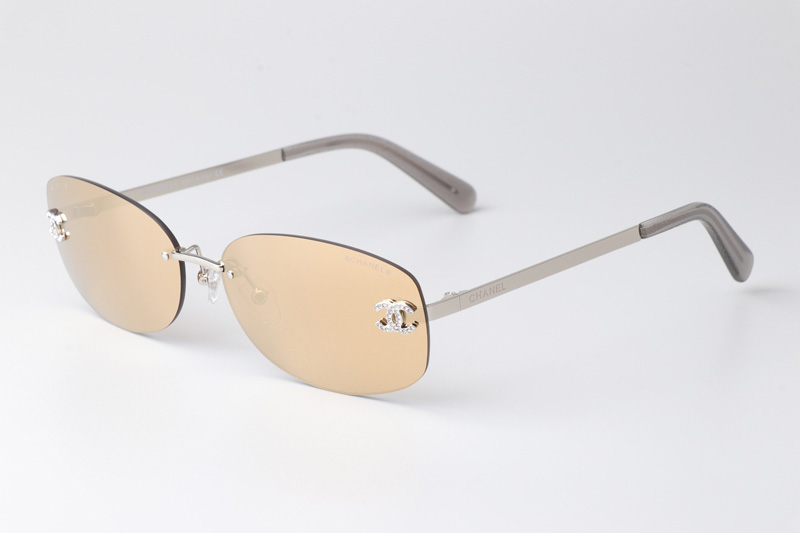 CHA71559 Sunglasses Silver Gold Flash