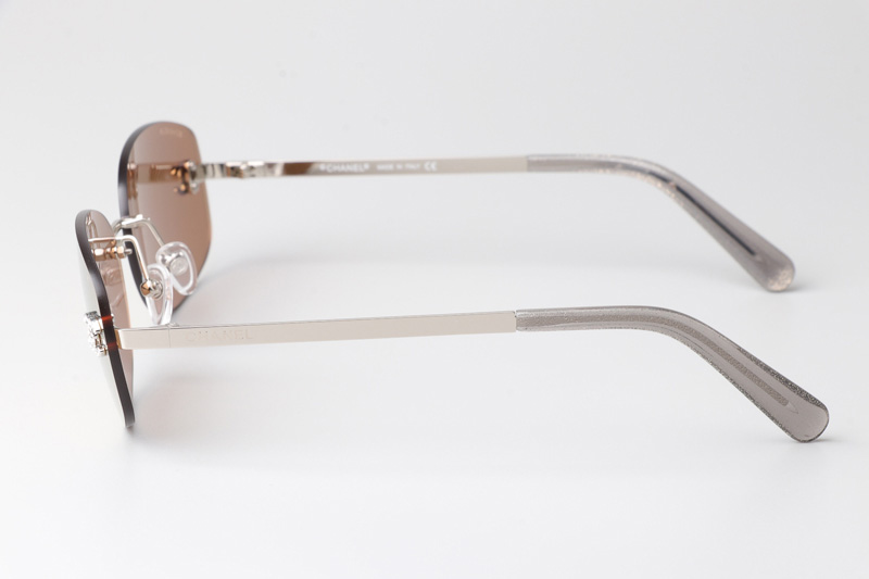 CHA71559 Sunglasses Silver Gold Flash