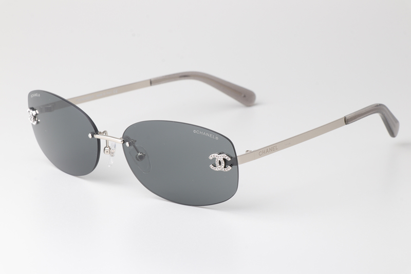 CHA71559 Sunglasses Silver Gray