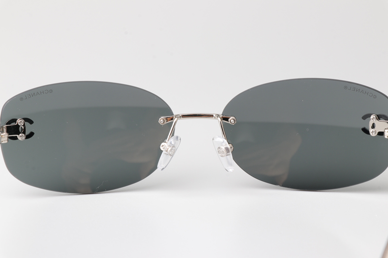 CHA71559 Sunglasses Silver Gray