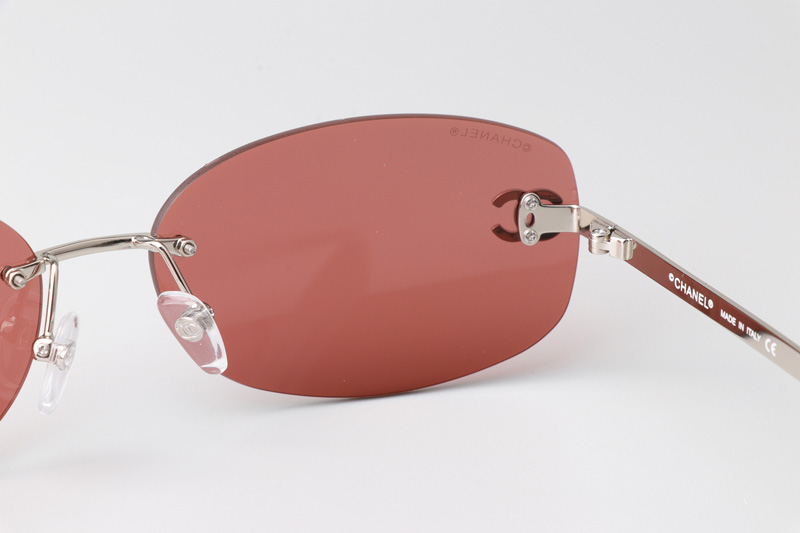 CHA71559 Sunglasses Silver Red