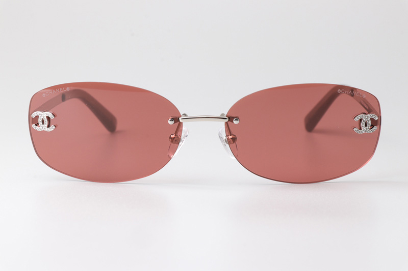 CHA71559 Sunglasses Silver Red