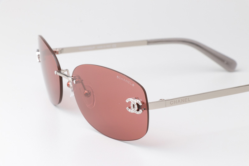 CHA71559 Sunglasses Silver Red