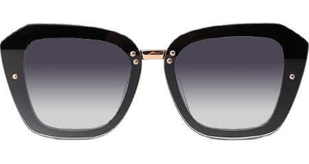 CHA95050 Sunglasses Black Gradient Gray