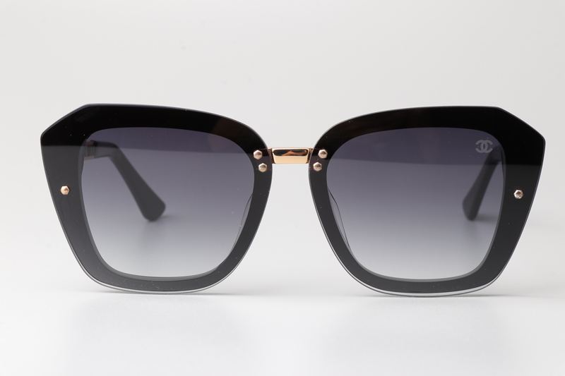 CHA95050 Sunglasses Black Gradient Gray