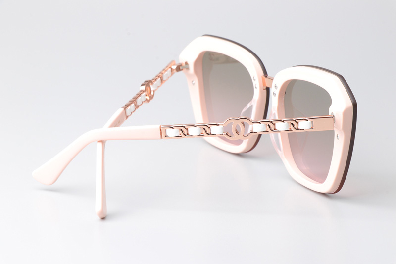 CHA95050 Sunglasses Pink Gradient Gray