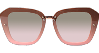 CHA95050 Sunglasses Pink Gradient Gray