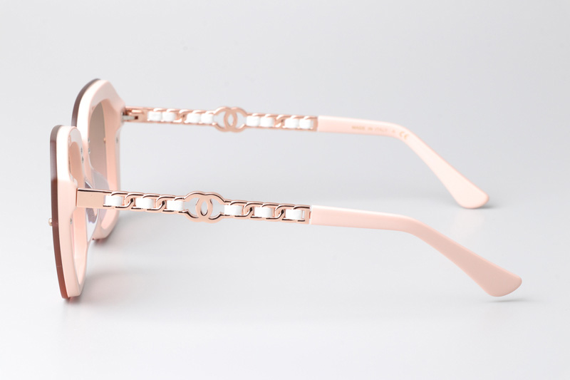 CHA95050 Sunglasses Pink Gradient Gray