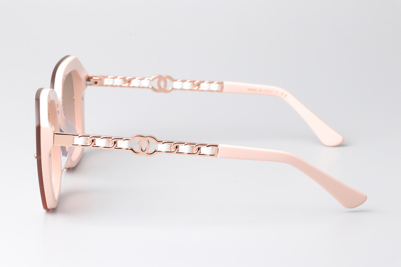 CHA95050 Sunglasses Pink Gradient Gray