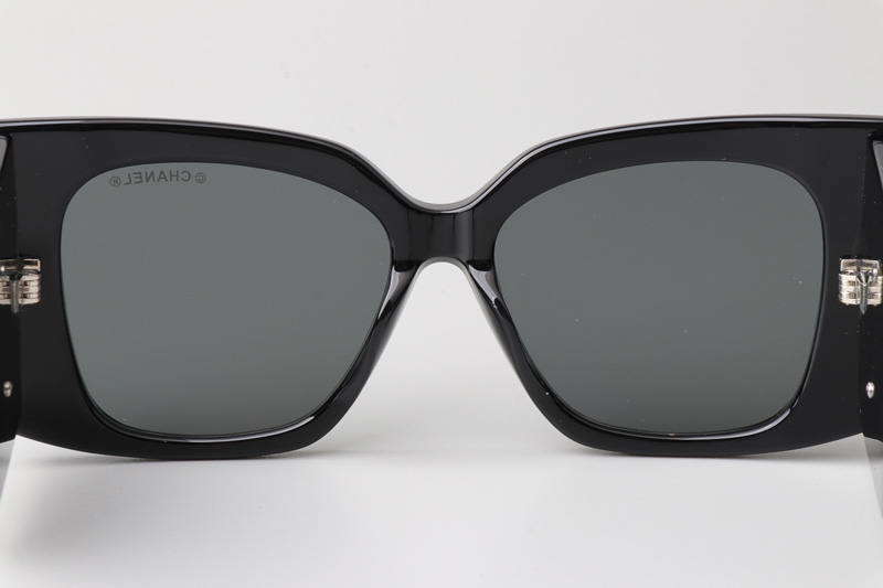 CHA95066 Sunglasses Black Gray