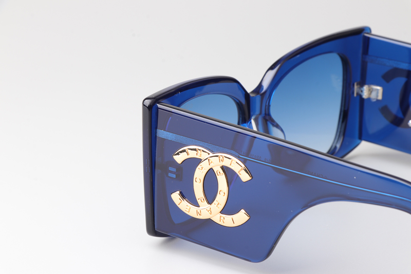 CHA95066 Sunglasses Blue Gradient Blue