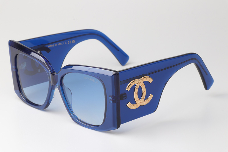 CHA95066 Sunglasses Blue Gradient Blue