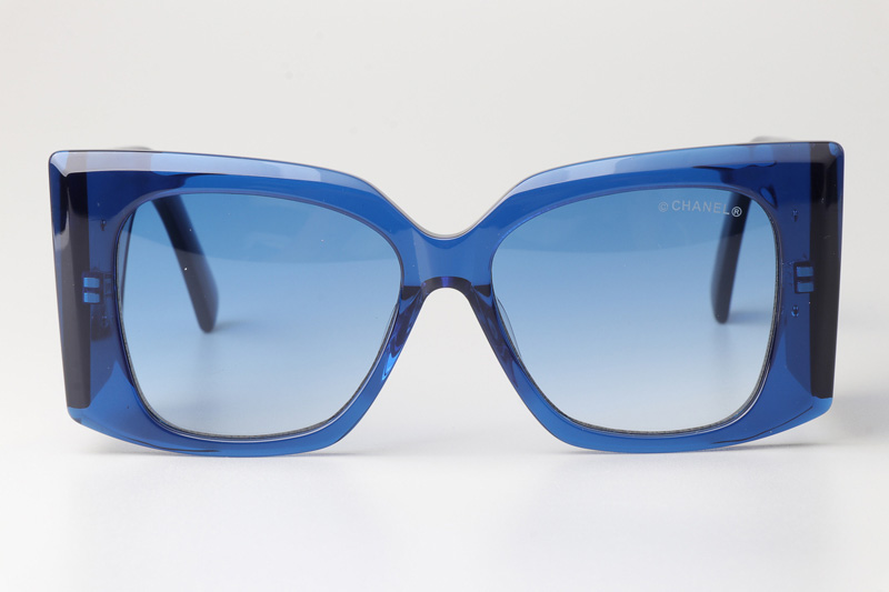 CHA95066 Sunglasses Blue Gradient Blue