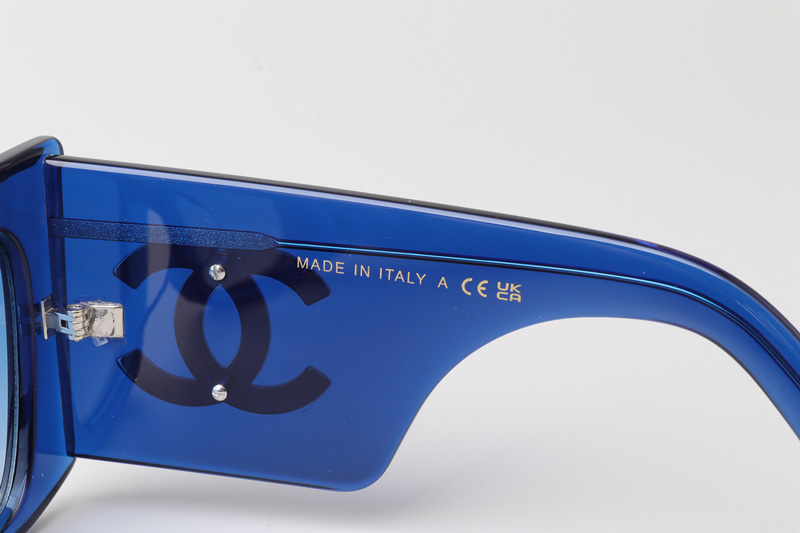 CHA95066 Sunglasses Blue Gradient Blue