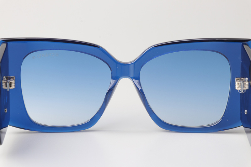 CHA95066 Sunglasses Blue Gradient Blue