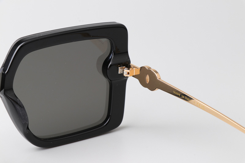 CHA95069 Sunglasses Black Gold Gray