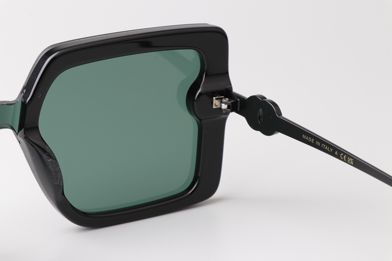 CHA95069 Sunglasses Black Green