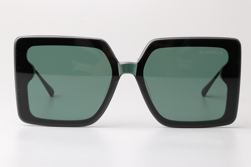 CHA95069 Sunglasses Black Green