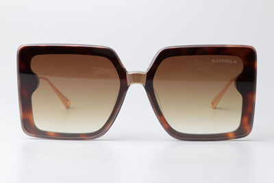 CHA95069 Sunglasses Tortoise Gold Gradient Brown