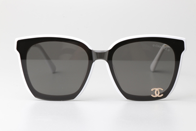 CHA95078 Sunglasses White Gray