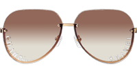 CHA95086 Sunglasses Gold Gradient Brown