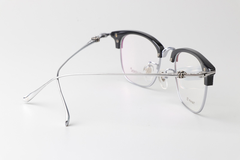 CHN088 Eyeglasses Black Silver