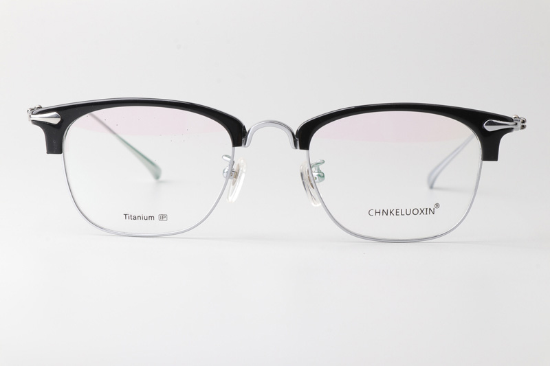 CHN088 Eyeglasses Black Silver