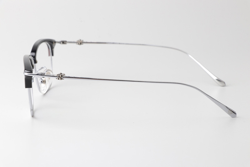 CHN088 Eyeglasses Black Silver
