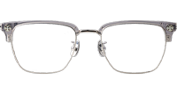 CHN640 Eyeglasses Gray Silver