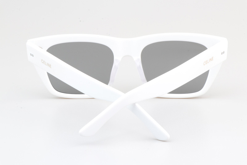 CL40060I Sunglasses White Silver