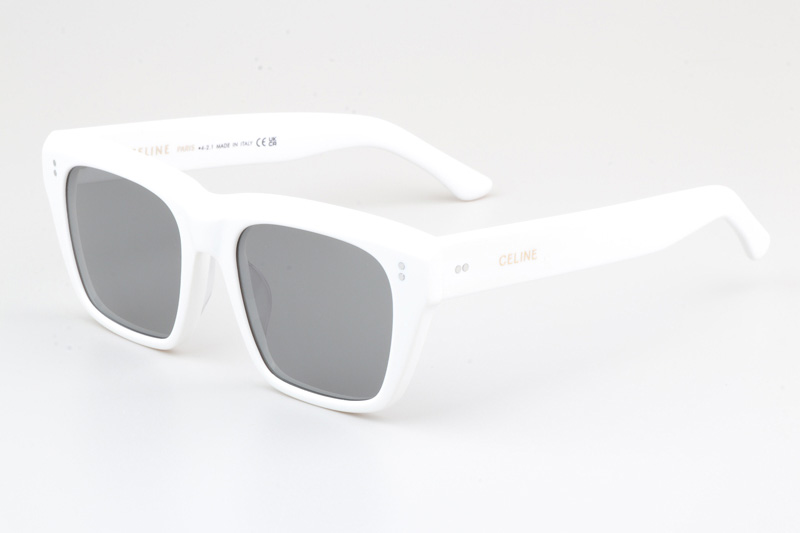 CL40060I Sunglasses White Silver