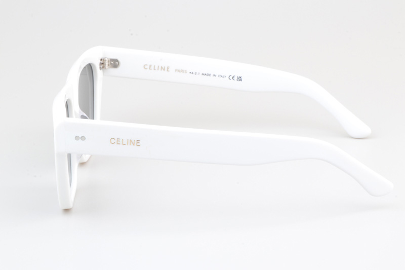 CL40060I Sunglasses White Silver