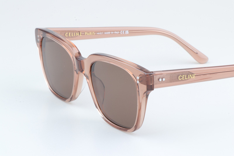 CL40061 Sunglasses Brown Brown