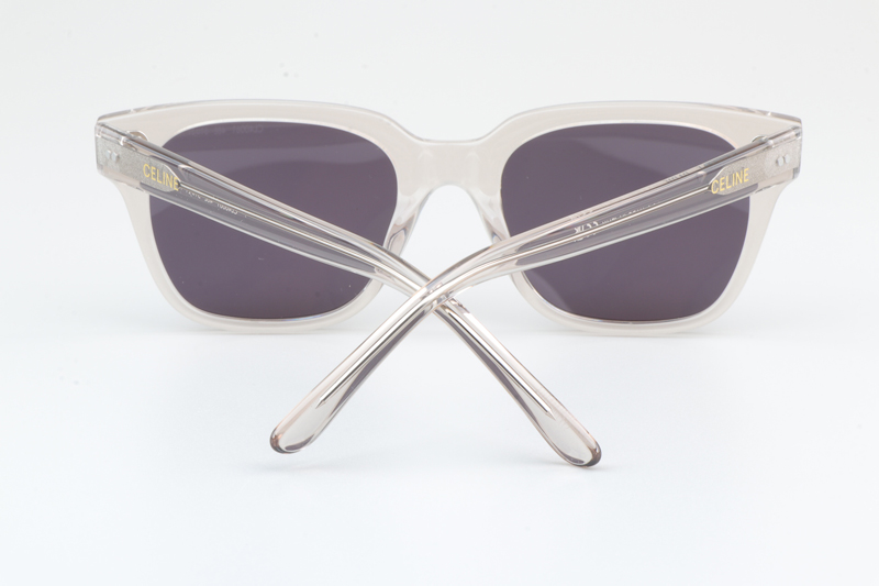 CL40061 Sunglasses Clear Purple