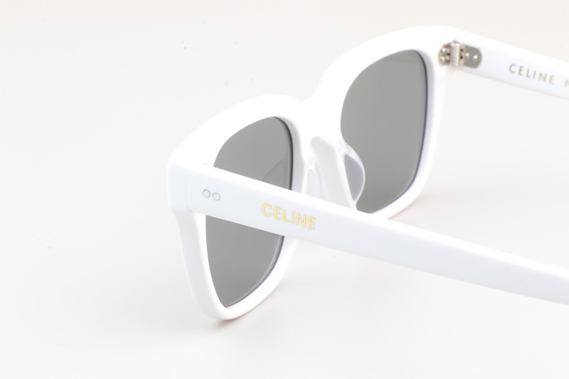 CL40061 Sunglasses White Silver