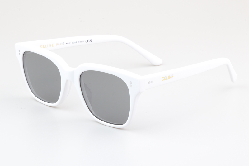 CL40061 Sunglasses White Silver