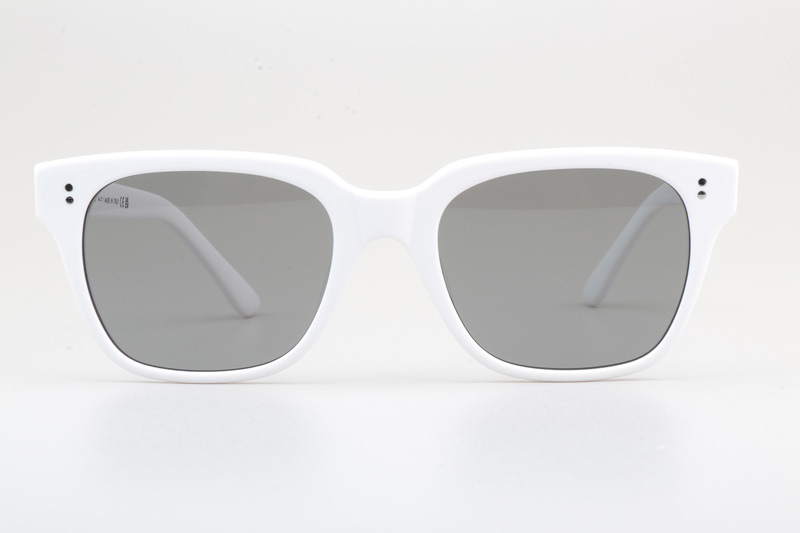 CL40061 Sunglasses White Silver