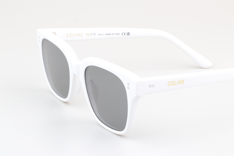 CL40061 Sunglasses White Silver