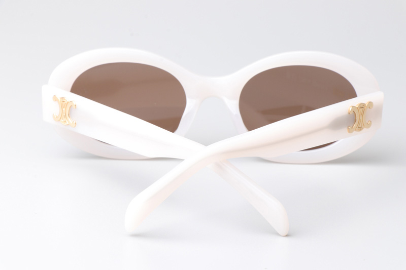 CL40194U Sunglasses Cream Brown