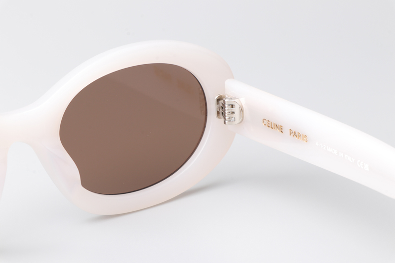 CL40194U Sunglasses Cream Brown