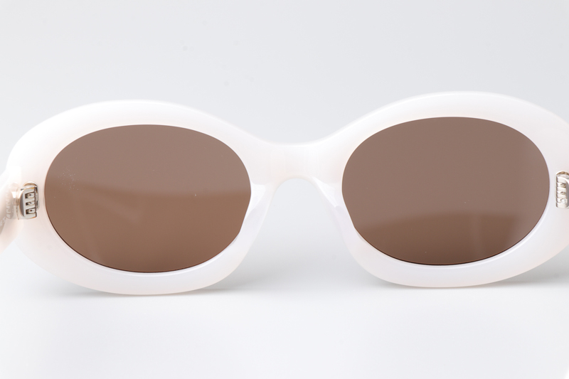 CL40194U Sunglasses Cream Brown