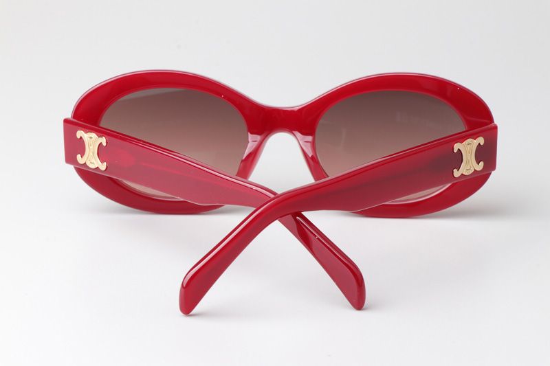 CL40194U Sunglasses Red Gradient Pink