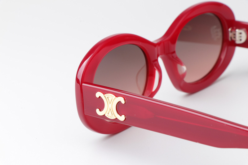 CL40194U Sunglasses Red Gradient Pink