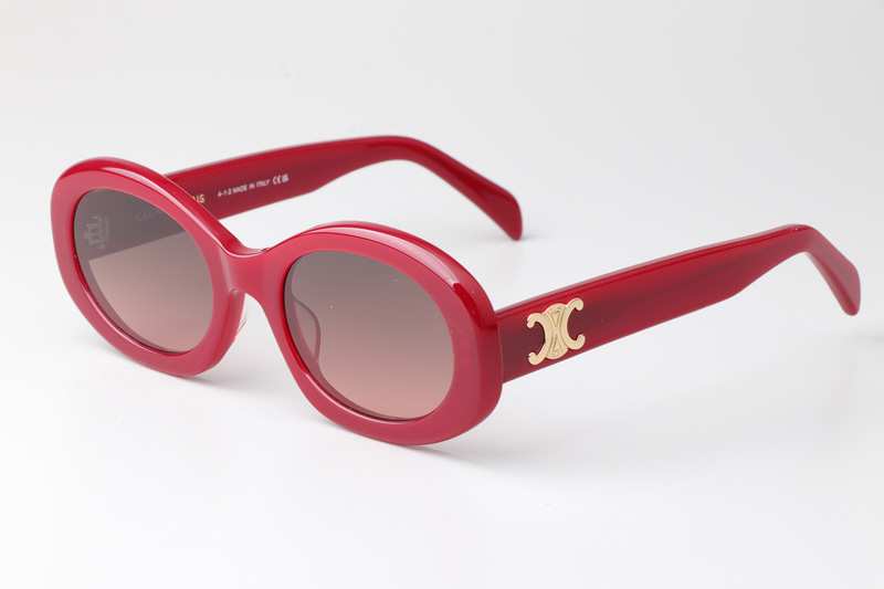 CL40194U Sunglasses Red Gradient Pink