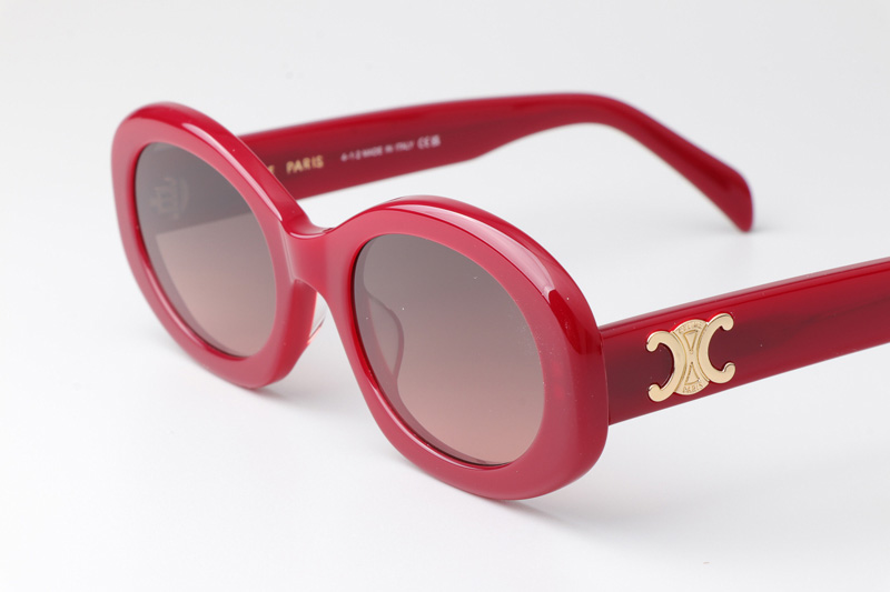 CL40194U Sunglasses Red Gradient Pink