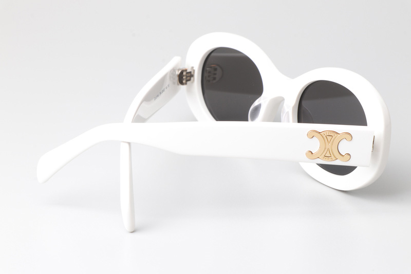 CL40194U Sunglasses White Gray