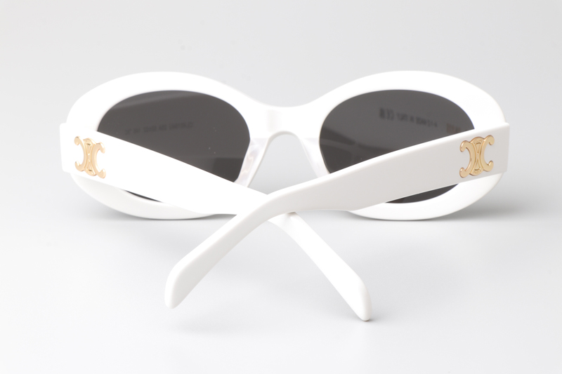 CL40194U Sunglasses White Gray
