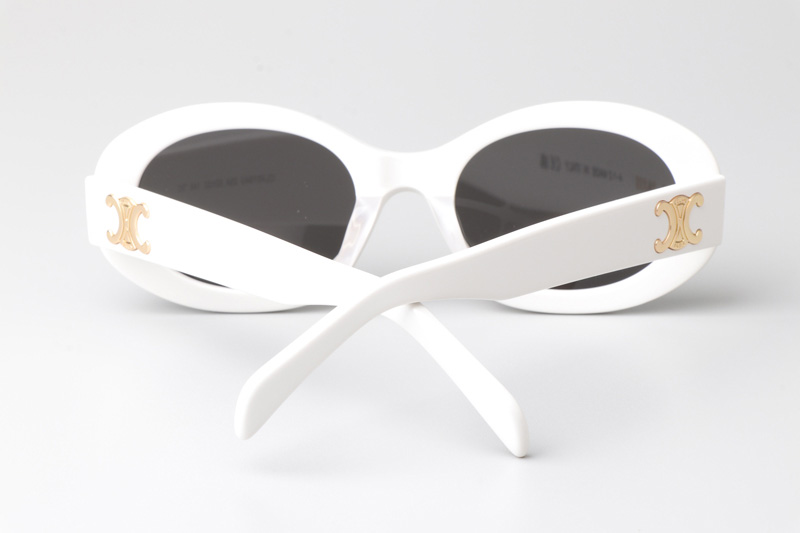 CL40194U Sunglasses White Gray