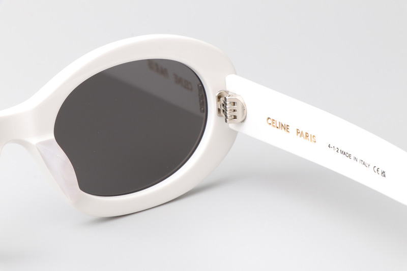 CL40194U Sunglasses White Gray